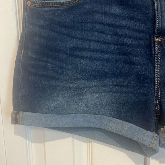 My Style Blue Denim Cuffed‎ Shorts Size 12 - Picture 3 of 9